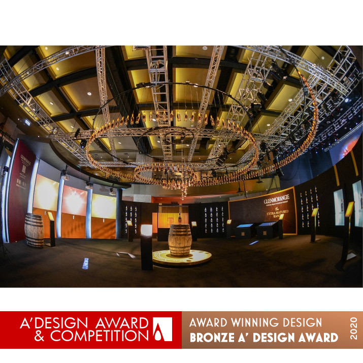 Five Senses Feast Events Space Design by Rong Chen and Artgital Bronze Event and Happening Design Award Winner 2020 