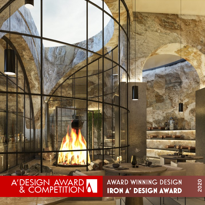 TER Restaurant  by Coral Mesika Iron Interior Space and Exhibition Design Award Winner 2020 