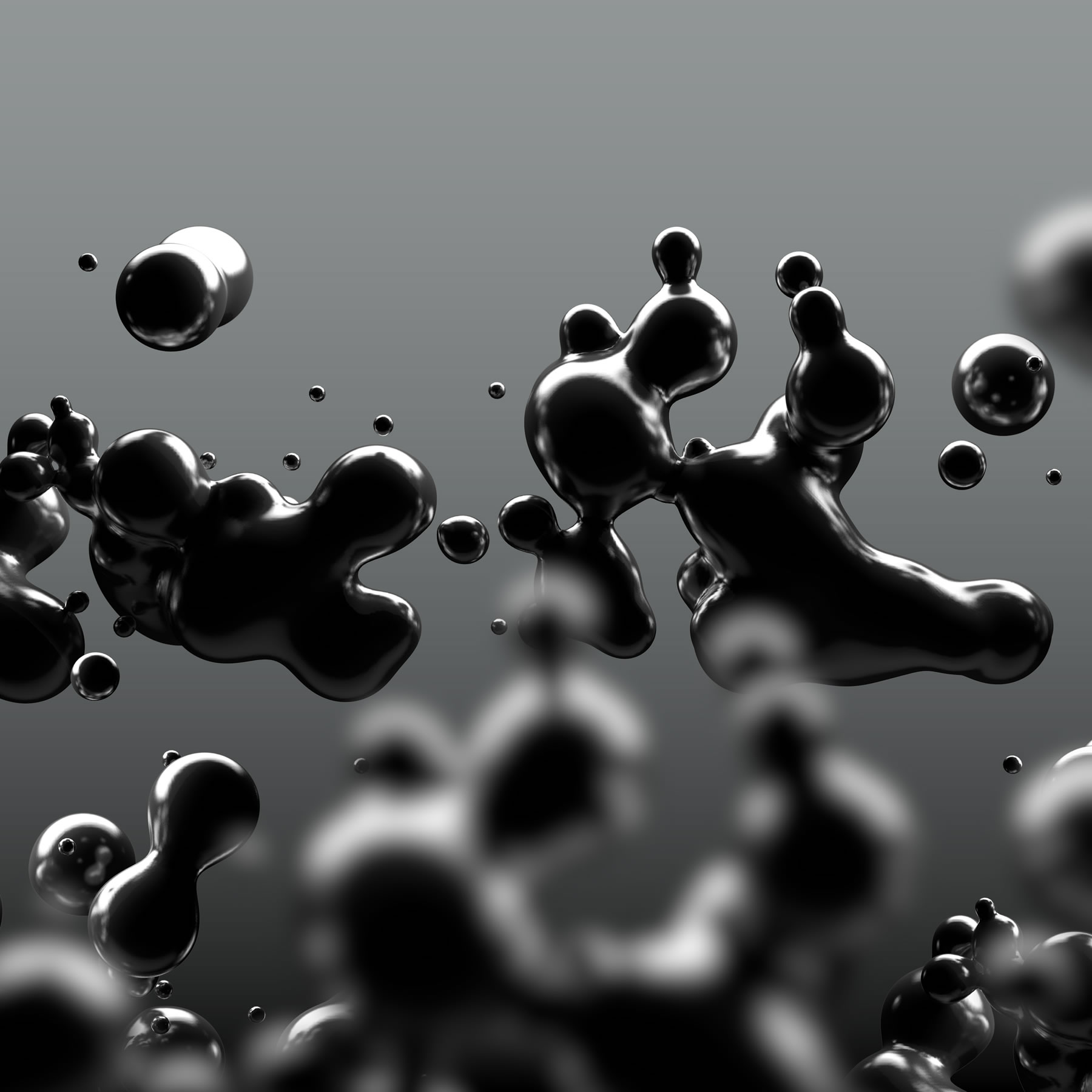 Abstract liquid particles