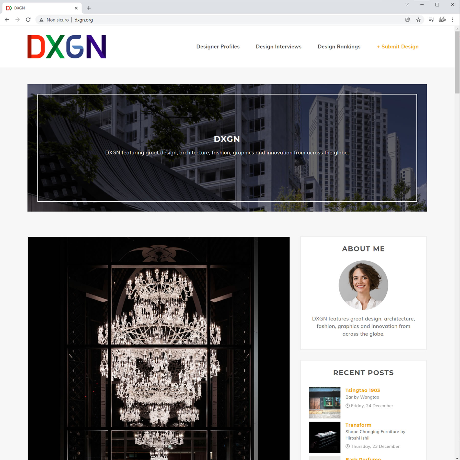 design news website