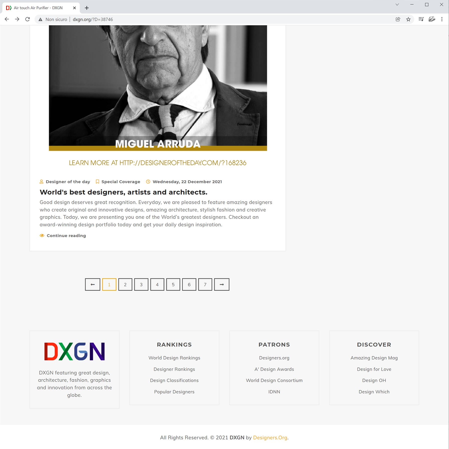 design news platform