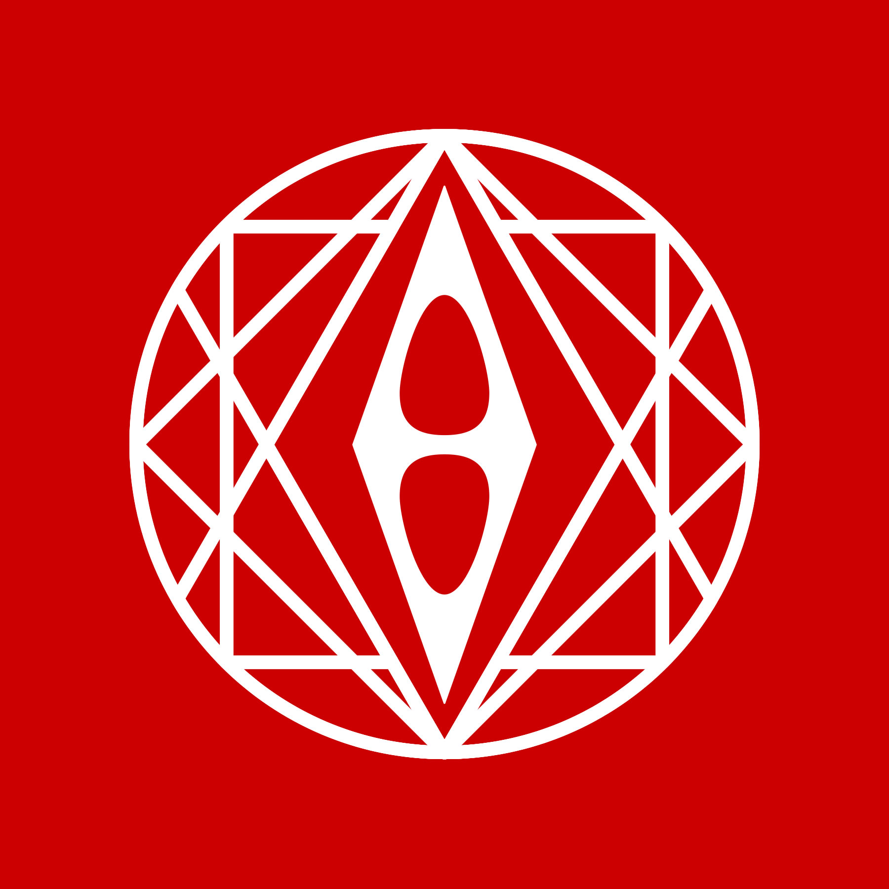 logo of the Secret Society of Design on red background