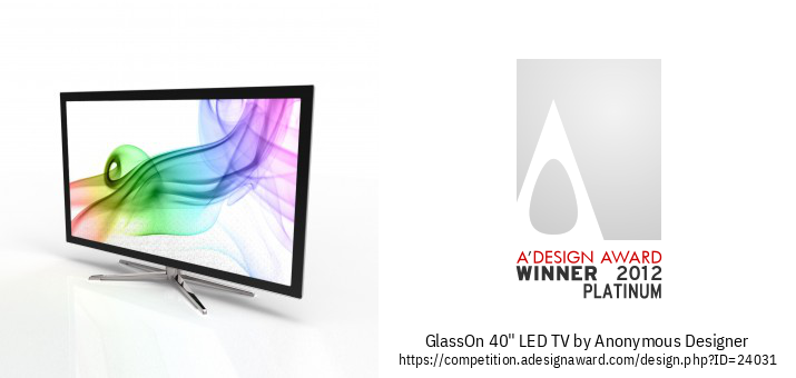 GlassOn تلویزیون 40 "led"
