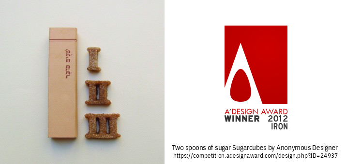 Two spoons of sugar Sugarcubes