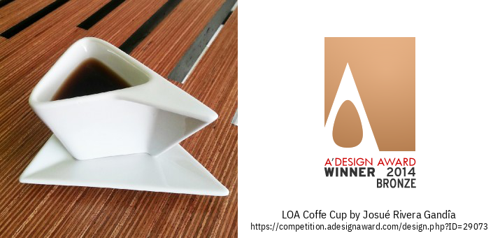 LOA Coffee Cup Kávéznak és csészealj 