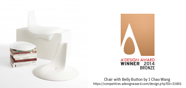 Chair with Belly Button Stol