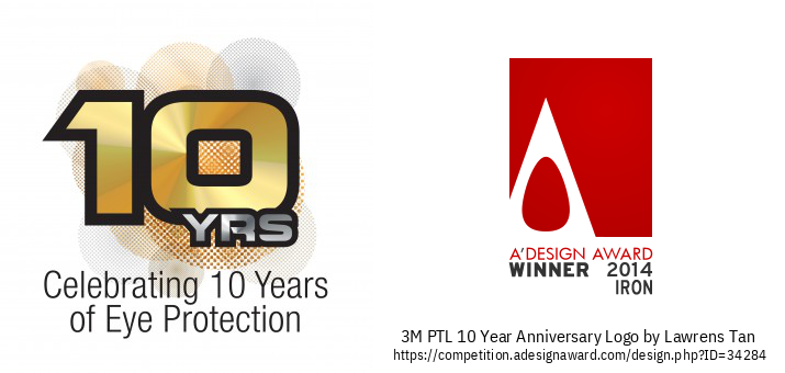 10 Year Logo פֿירמע אידענטיטעט