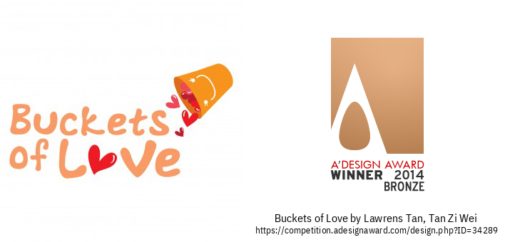Buckets of Love لوگو ڈیزائن