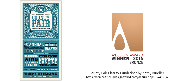 County Fair Charity Fundraiser Poster