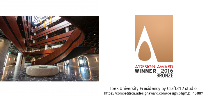 Ipek University Presidency அலுவலக உள்துறை வடிவமைப்பு