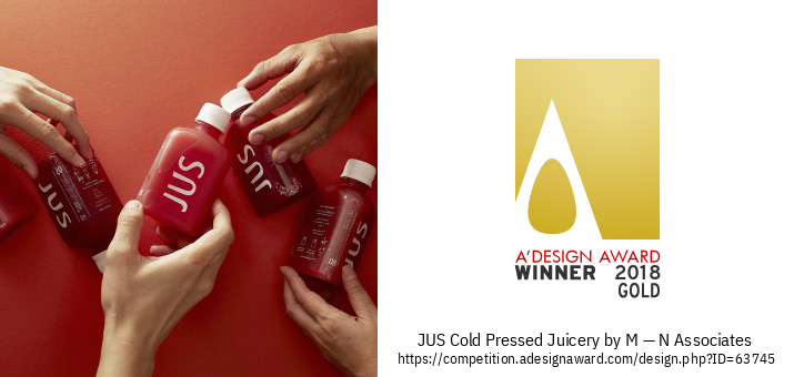 Jus Cold Pressed Juicery การสร้างตราสินค้าและบรรจุภัณฑ์เครื่องดื่ม