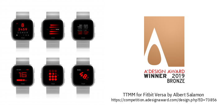 TTMM for Fitbit క్లాక్ ఫేస్ అనువర్తనాలు