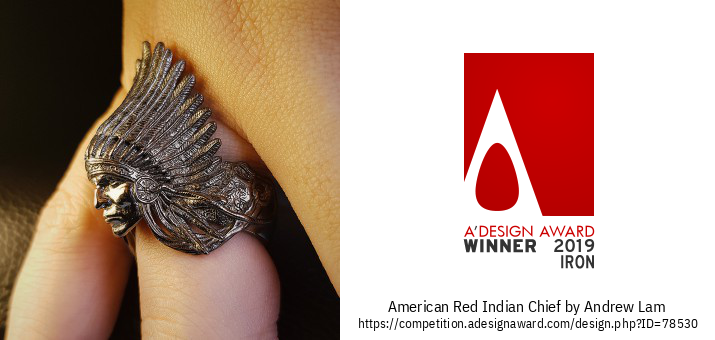 American Red Indian Chief Anillo