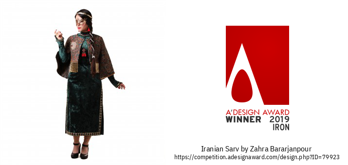 Iranian Sarv Vestido Tradicional