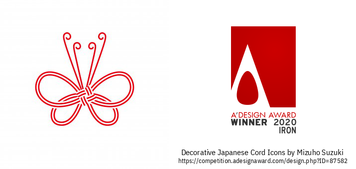 Decorative Japanese Cord Icons Los Símbolos De Celebración