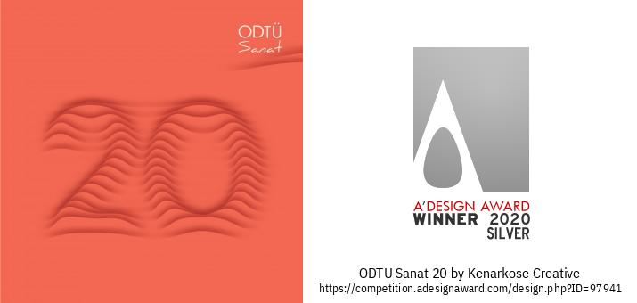 ODTU Sanat 20 दृश्य पहचान डिजाइन
