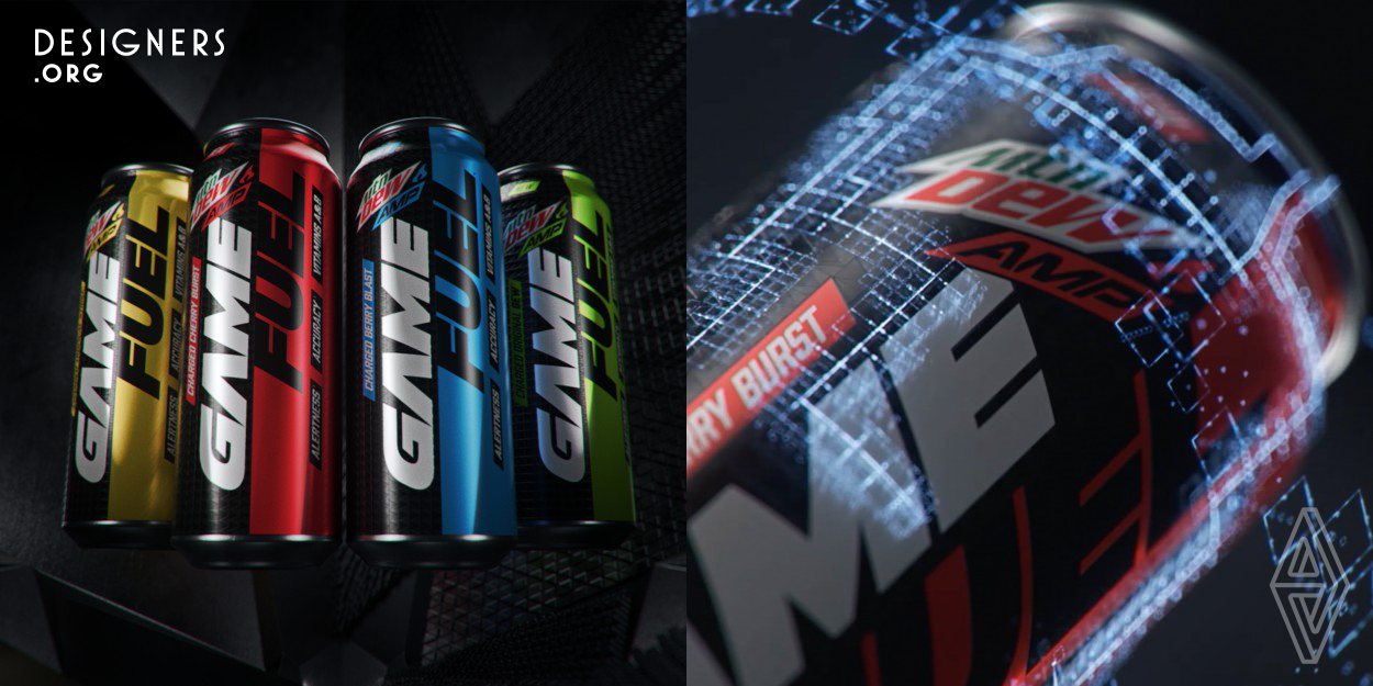 Mtn Dew AMP Game Fuel Launch is the first ready to drink performance beverage for gamers to hit the market. Created with this specific tribe in mind, GAME FUEL has created a holistic brand, product and consumer experience that authentically integrates with e sports and gaming culture. The 360 launch assets developed by the design team allowed the brand to launch with scale and excitement while also creating a strong pipeline of partnerships, sponsorships and future innovations.