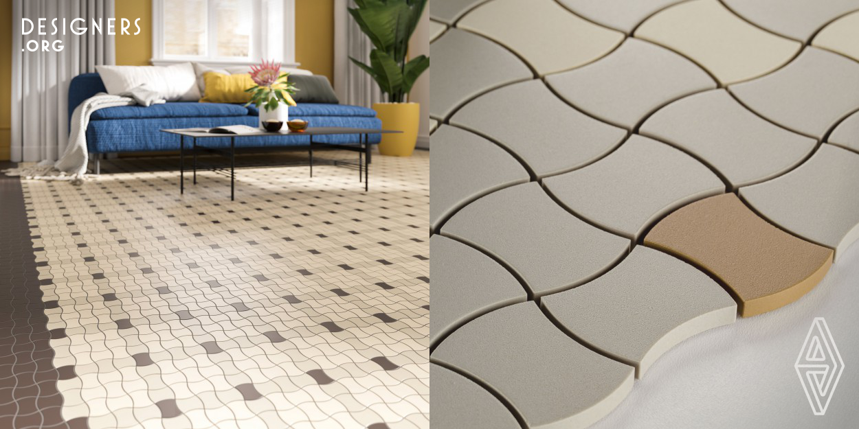 Modernizm is a combination of tradition and innovation. It is distinguished by rediscovered corset tiles, i.e. small ceramic cubes with characteristic notches and embossments. The collection catches the eye with a variety of patterns, formats and colours, offering freedom of arrangement. The products can be used on both floors and walls. They will be perfect for buildings under conservation protection, but also for tenement houses, modern restaurants, shops or home space.