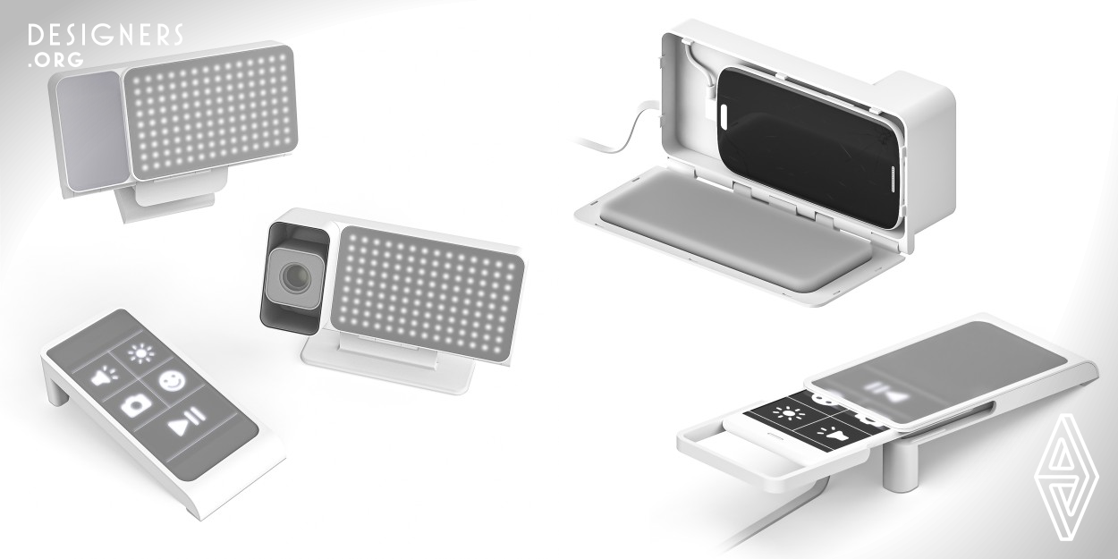 ReCover is a conceptual service offered by smartphone manufacturers to help users easily turn obsolete phones into functional devices such as webcam, security camera, or touchpad. App finds options based on the phone's condition and then installs custom OS designed to optimize phone for its new function. User places the phone in the case where it becomes the heart of a new product. ReCover helps users to save phones from the landfill and acquire new useful products for less. Manufacturers can profit from old devices by providing subscription services with no new hardware development.