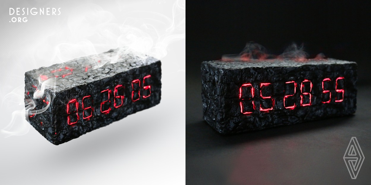 It has a gorgeous burnt-wood looking exterior, integrated lighting, digital alarm clock, and smart features in one sleek package. The diffuser runs through shades of soothing red light that gently glows through its black cover for an added chillout glowing coal effect. It encourages a ritual in order to establish a routine before going to sleep, signaling to the body and mind that it is time to relax. It disperses natural oils into the air, lavender, eucalyptus, whatever you like, which can help to freshen up a room and reduce feelings of anxiety.