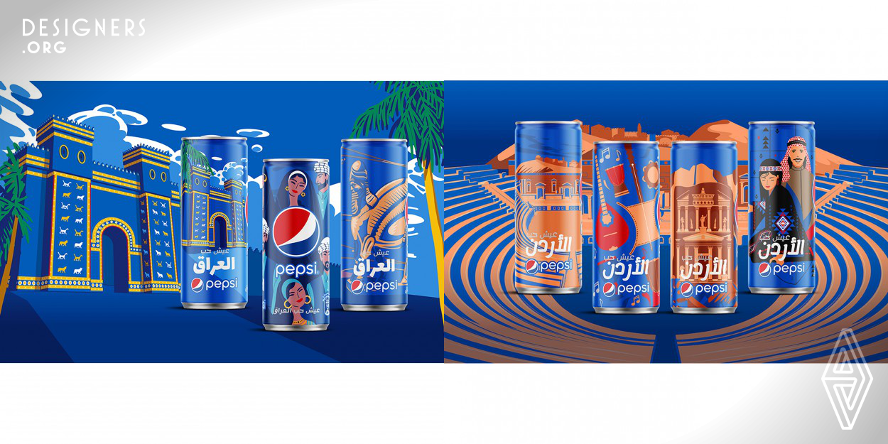 Think globally. Act locally. That is the mantra for the Pepsi Culture Can Series. This limited-edition packaging initiative realized unique, hyperlocal designs for markets all across the globe. This series was activated in over 10 countries and expressed through more than 40 unique designs. Our identity, pride, and sense of community were stronger than ever in 2019. The Pepsi Culture Can Series is a global platform designed around those things that bind us together. 