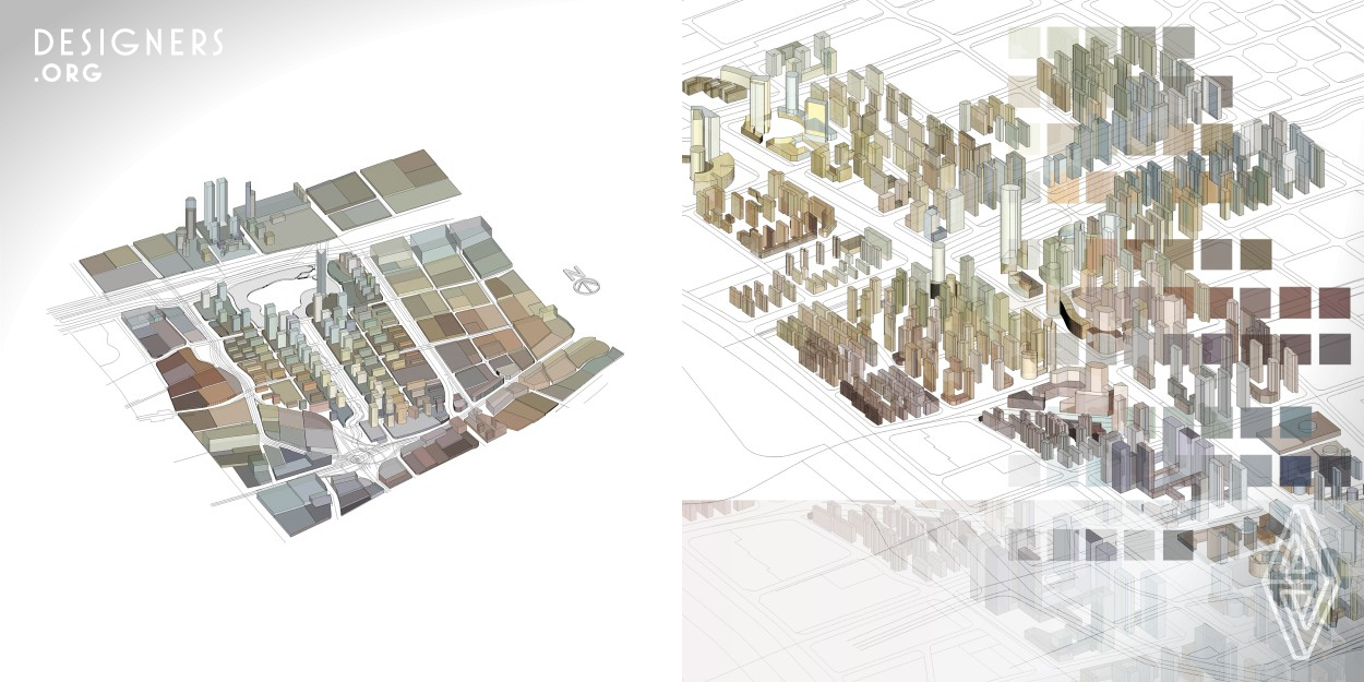 Jinan city key area urban color design is an urban planning and design work. The designer team analyzed the characteristics of Jinan's history, culture and natural environment, studied its urban color characteristics, extracted the it‘s recommended urban color spectrum, and designed the urban color space and the architectural color image of the central axis combined with the characteristics of urban spatial structure. The designer team also formulated guidelines for building materials matching the recommended colors in combination with the recommended color spectrum of cities.