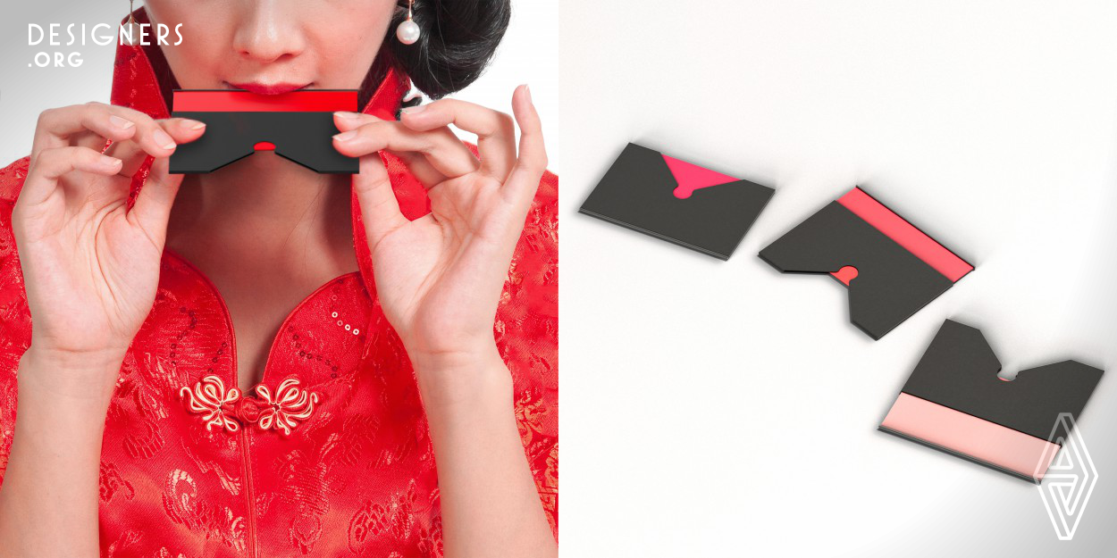 This project aims to create new way to make up which can make the traditional cosmetic into a new style. This is a unique lipstick design. Users just need to push the bottom and the lipstick will be pushed out. Women only need to sip to make up. Yanzhi's thin and light structure can easily fit into a wallet. This makes it easy for women to carry a lot of lipstick for different occasions. The project is also very environmentally friendly, reducing the use of plastic. 