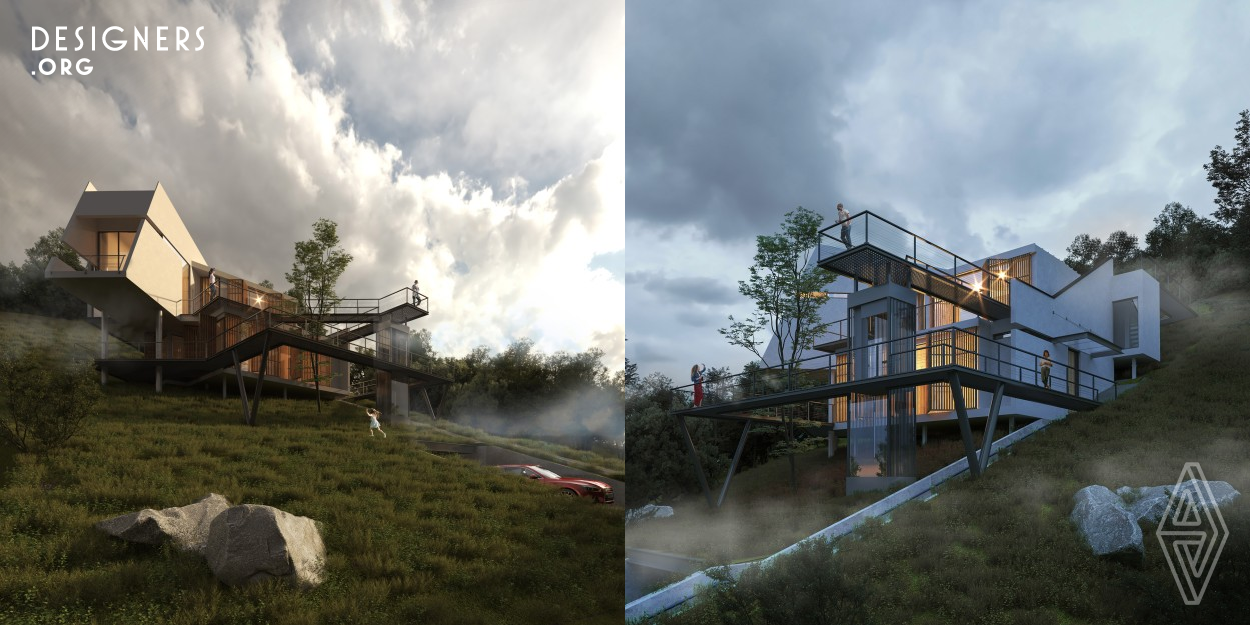 In this project, a new and modern context-based architecture is defined with inspiration from local architectural techniques and combining it with modern construction technologies. Furthermore, the design concept is based on the priority of the natural landscape over the constructed project. The design was developed by lower interfering in nature. Therefore, the building is moved away from the earth, which causes the most connection with its landscape consequently. Liner and loop-shaped structures of bridges are grown on different axes, allowing them to have different landscape views.