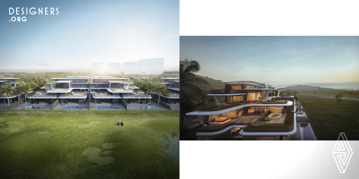 The innovation of this design nurtured from local context is reflected in two dimensions. The first dimension is the visual harmony of architecture and environment with the combination of high-brightness white (the aluminum plates) and high-saturation blue (the sea and the sky) and green (the court and the coconut forest). The second dimension is the unity of architecture and local climate: the loose architectural layout makes the indoor spaces surrounded by the courtyards, and the comfort of living on the tropical seashore is realized by sufficient shading and ventilation.