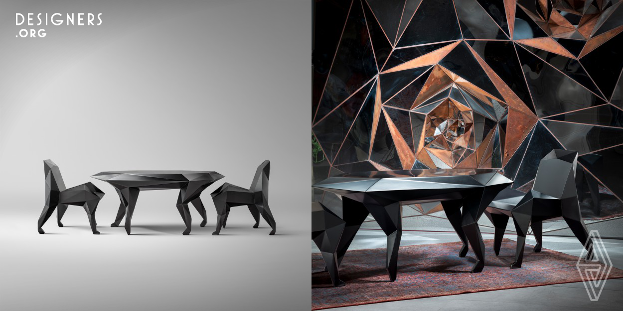 The Guardians is a limited-edition line of furniture inspired by black panthers. The chairs are designed to be ergonomic and comfortable in mind which is produced by a state of the art 3d printing system combined with fiberglass technology and handcrafting for the final refinements. This project is designed to encourage the sense of thinking, reasoning, and not simply disregarding the events and the world around. Also, It makes an emotional connection between the users and animals by its design. 