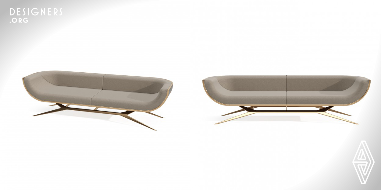 Joao Faria drew the Lazy Day Collection in 2014, but he only launched it in 2020. The armchairs and sofas' designs are original, edgy and sophisticated, with two slightly different versions: Classic and Modern. The most remarkable feature is the rounded back, made with carefully book matched wood veneers. In November 2020, Interior Design Magazine featured this sofa as a statement seat.