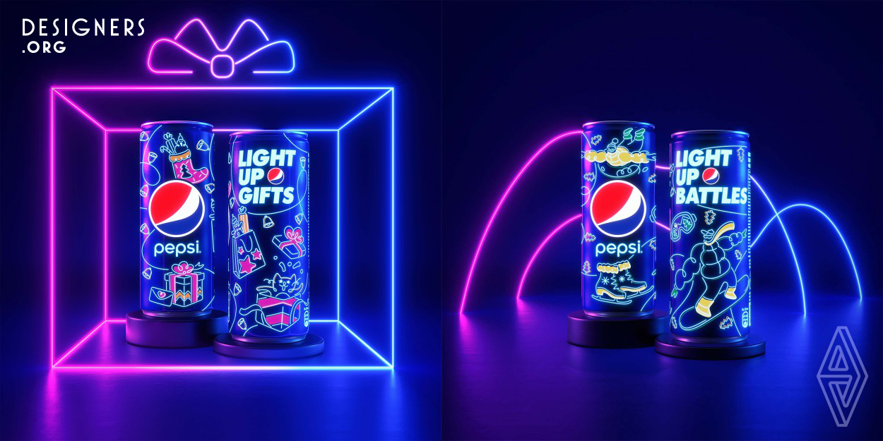 These cans were created with consumer engagement in mind, as well as to activate the brand beyond packaging. Complete with interactive functional features, consumers are encouraged to use their smartphone to scan QR codes on the cans that lead to promotions, including a chance to win limited edition hoodies and t-shirts that glow.