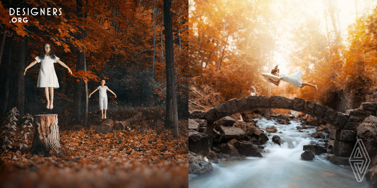 People always dream. Dreams make a human move forward. Where they will lead depends on imagination and the efforts he or she encloses. In childhood, these dreams are usually purer and brighter. That is why the photographer uses children's characters in white outfits. To create a surreal effect in the "Flying in Dreams" series, Maxim Zinchuk utilizes the levitation photography technique. The main idea of the series is perfectly complemented by the words of William Shakespeare: "all things that are, are with more spirit chased than enjoyed".
