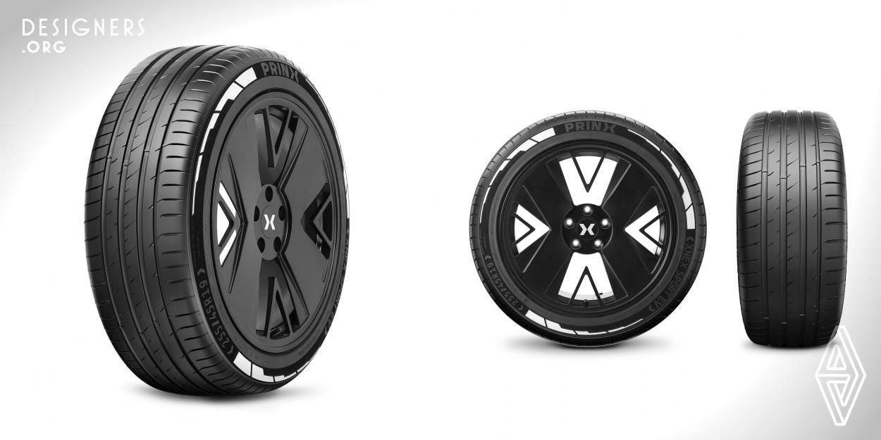 Xnex Sport Ev is a revolutionary tire dedicated to electric vehicles, which strikes a balance among durability, noise dampening, energy conservation and maneuverability after optimization and innovation. In addition, the tire capitalizes on the latest technology of the integration of colored rubber and the tire to highlight and reinforce the patterns on the sidewall.