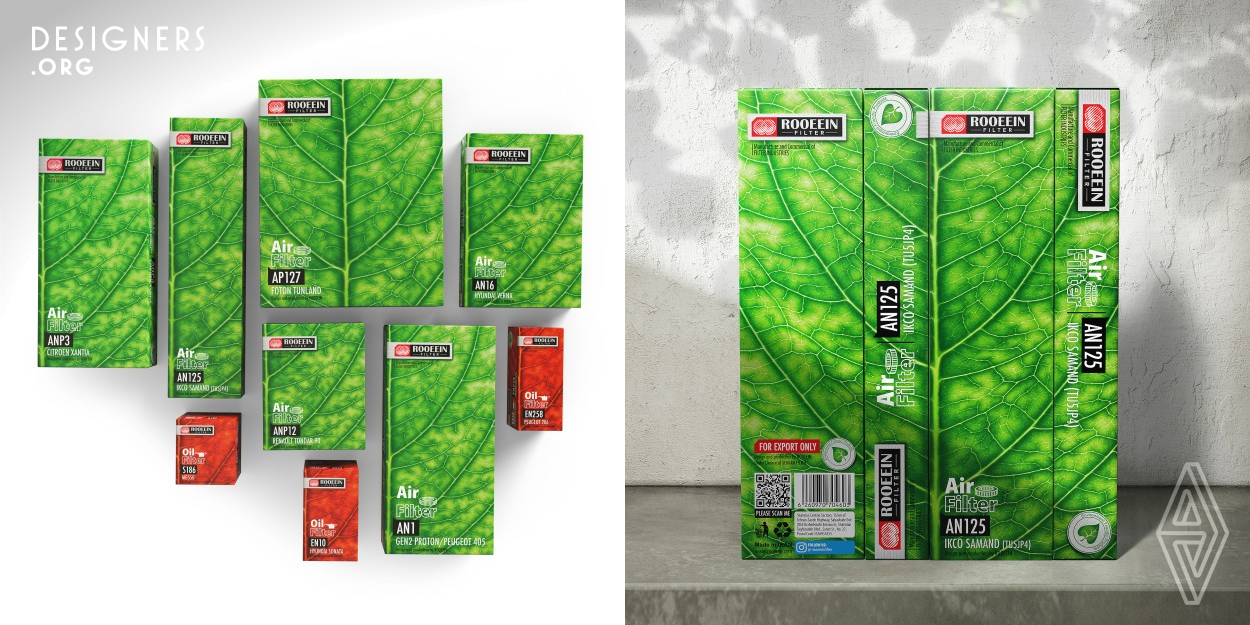 The introduction of green color and placing the image of the leaf on the packaging led to the product being differentiated in the store environment and was able to communicate well with its audience. The activities carried out in the marketing department were also based on this idea and in a short period of time, made the surface filters known as one of the best goods in the market and sold at a higher price than other brands.