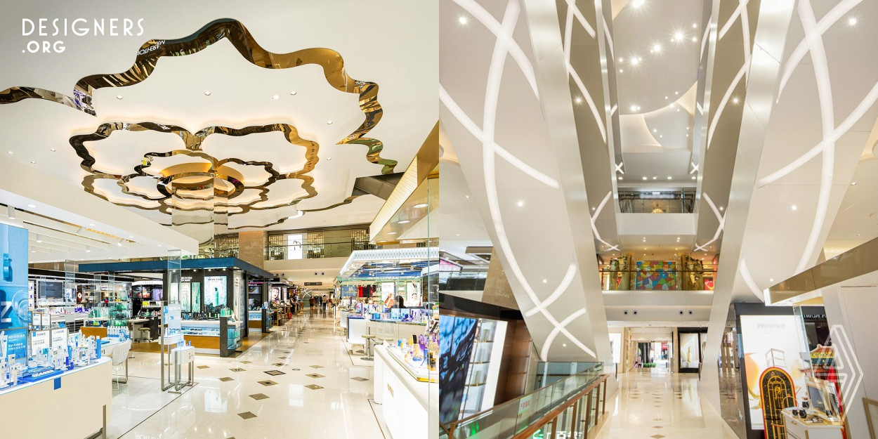 This design is a renovation plan of a time-honored department store Grandbuy in Guangzhou, China. The store used to include two buildings constructed in different time, which leads to a spatial misalignment in between, impairing their consumers' experience and their revenues. This design fully takes sustainability, consumers’ psychology and behavior into consideration and reconstructs the consumers' route, connecting the buildings as a whole in both spatial and business sides. On the reopening day after the renovation, the sales reach the highest peak of the year, which is supper successful.