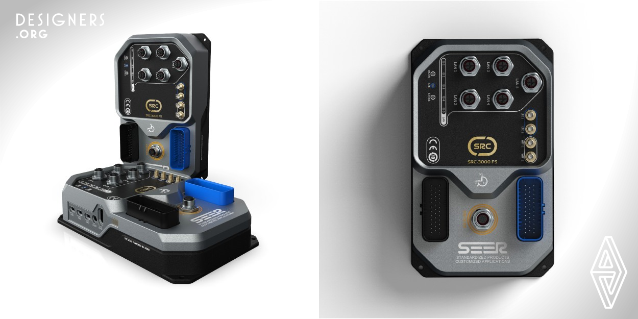 SRC-3000FS is the world’s first mobile robot controller of functional safety that integrates navigation and safety functions. The controller is designed and developed to integrate the essential safety modules based on a plurality of navigation modes including SLAM, and create a safe AMR in respect of five primary functions. As the strongest brain of mobile robot, this product can suit the scenario-specific needs of different users for its safety and standard attributes.