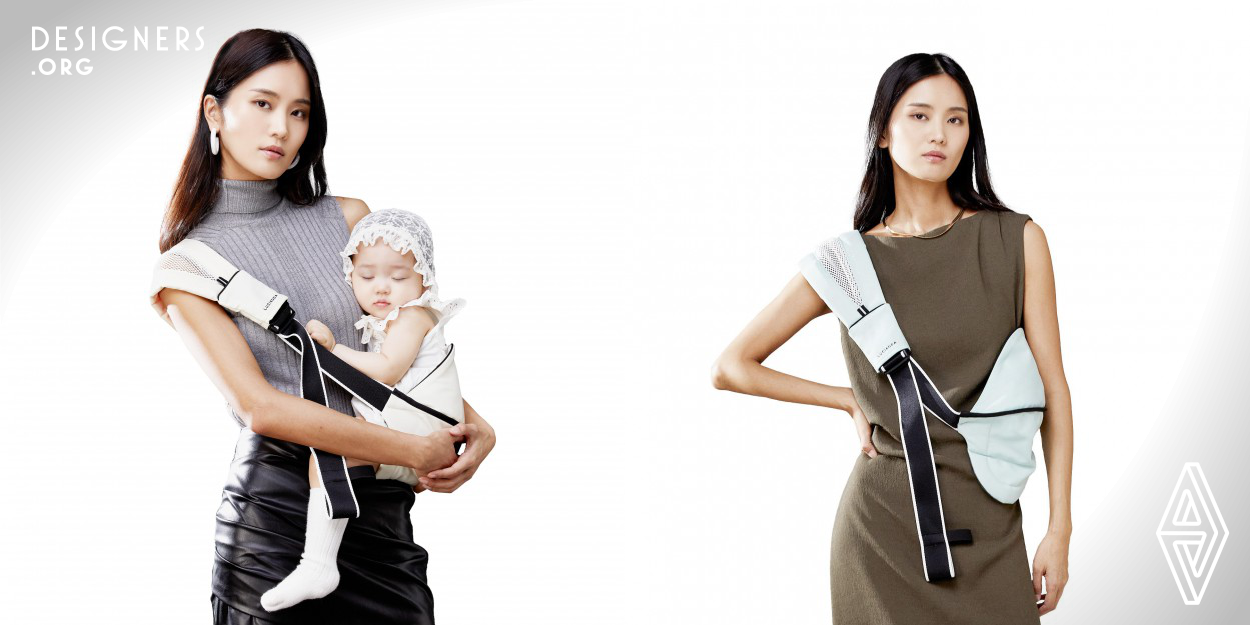 The Lux101 is a side hip seat baby carrier, designed to provide maximum comfort and safety for both parent and baby. Its innovative shoulder pad minimizes shoulder pain and allows for comfortable sideways seating, while the baby seat is specially designed to prevent hip dysplasia and minimize pressure on the thighs. The carrier is made of breathable, waterproof fabric and features a foldable back pad for additional support. Weighing only 296 grams, this carrier is impressively lightweight yet sturdy, making it a versatile option for parents on the go.