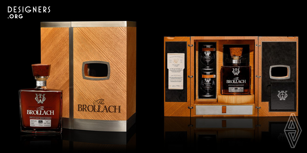 The Brollach is a disruptor. Born of tradition but unbound by convention, it is a whiskey that is at once a proud product of Irish history, yet charts a new path. It is the culmination of a long and personal search for a whiskey worthy of honouring family, one that would be amongst the finest Irish whiskeys ever produced. It is a whiskey of unparalleled distinction, embodying the design, craft, skill and attention to detail that The Craft Irish Whiskey Co. pour into every bottle.