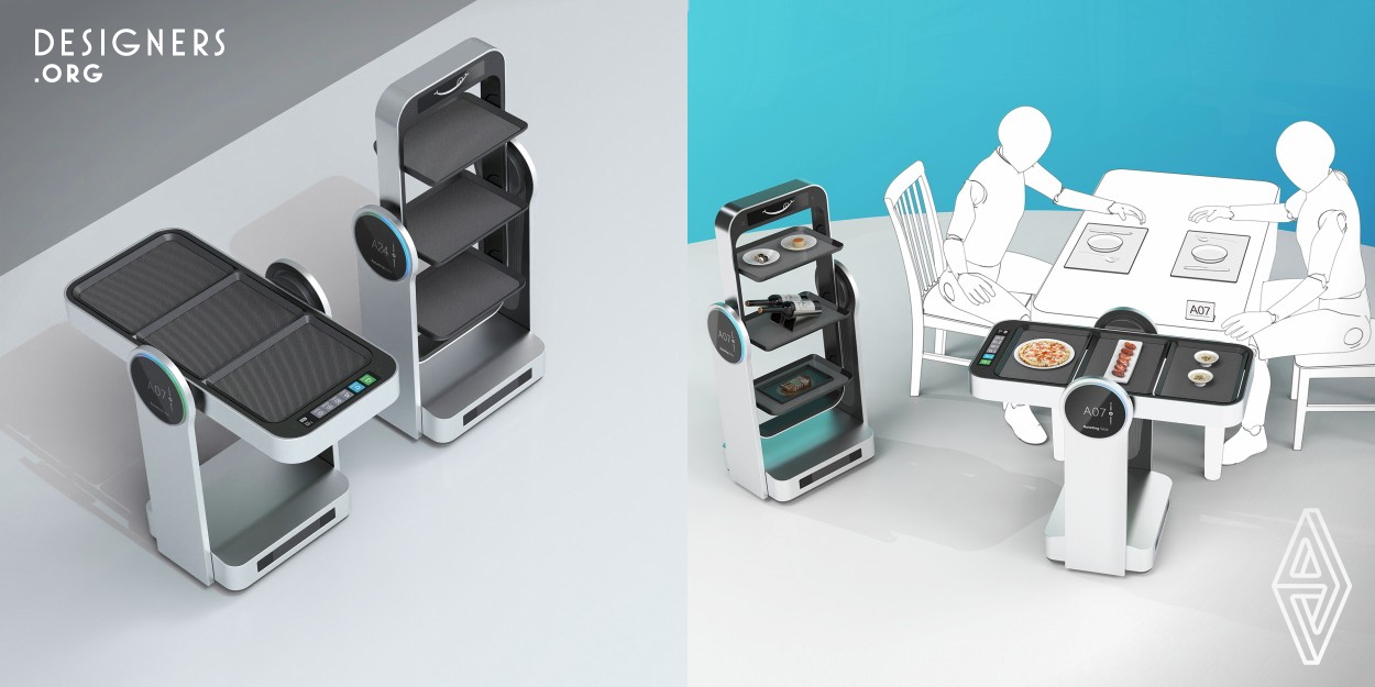 The Rotating Table is an efficient dining robot. Currently, most of the dining robots use multi-layer fixed dinner plates, which leads to the need for waiters to repeatedly bend over to take food and even squat down when storing and taking it. Over time, waiters can be very uncomfortable. The Rotating table dining robot can provide users with a faster, more efficient, and elegant dining experience. It can be served as soon as it is delivered, and delicious without waiting.