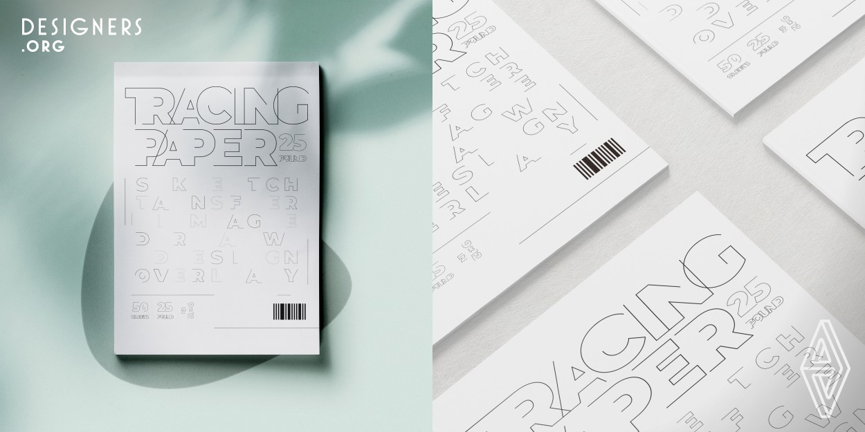 Tracing is a unique typography designed specifically for tracing paper packaging. It moves beyond function, becoming a medium for imagination and expression. Embodying minimalism, 'Tracing' combines bold features with delicate touches. The design draws inspiration from various typefaces, showcasing diverse stroke widths. After many versions, a balance between robustness and delicacy was achieved. Every element was carefully crafted, ensuring a cohesive look. Tracing is not just a typeface; it inspires creativity on paper.