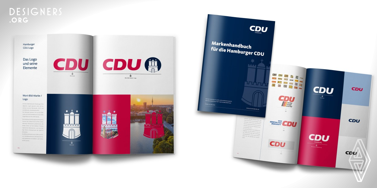 With a new brand identity, the design team prepared the CDU Hamburg better for the communication challenges of the future. The basis for the future work of the brand is the developed modular structure, which enables professional brand management for the evolving parties. At the same time, the design achieves design unity and flexibility, thus ensuring a unified brand appearance across different media and different target groups. The revised logo combines fresh colors and modern typography to reflect competence, progress and diversity.