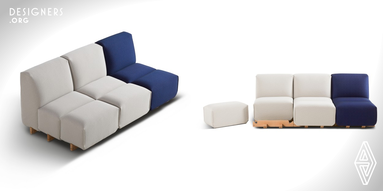 According to United Nations data, about 11.2 billion tons of solid waste are collected globally each year. Of this, furniture waste is large, difficult, and extremely costly to dispose of. Toast Sofa adopts a design strategy that extends the service life of the product by replacing the broken parts with smaller modular units. It is designed to allow the user to assemble and disassemble the sofa more easily. This also enables tool-free assembly and smaller package size, perfectly blends modularity, practicality, and eco-friendly concepts, and meets the diverse needs of modern people.