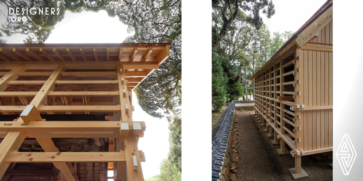 It is an innovative approach that combines old and new technologies, such as the traditional Japanese traditional construction method that does not use any metal fittings, Ishiba-building and limit strength calculation based on modern structural analysis. The design, composed of horizontal and vertical lines, is highly aesthetic and has been described as attractive structural beauty based on the unique Japanese sense of beauty.