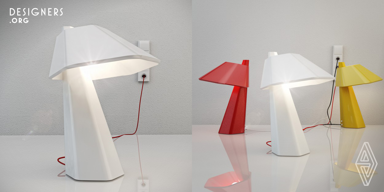 Created to be simple, sofisticated and fun, SIX table lamp was inspired by a hexagon form, that originate it’s name. All the features was designed to propitiate a better interaction with the user. The position of the light and the shape of head allow SIX to cover a large area, with a great illumination angle.