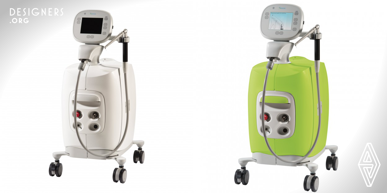 LiteTouch™ is an Erbium: YAG dental laser (2,940nm wavelength) for hard and soft tissue treatments. The Erbium: YAG wavelength is well absorbed in water and hydroxyl appetite molecules, which construct the teeth and bone, and are therefore most applicable in a wide variety of hard and soft tissue applications. The LiteTouch™ with its Laser-in-the-Handpiece™ technology provides unprecedented precision and power, no ergonomic limitations, enabling micro-surgery and non-invasive operating abilities while enhancing preventive dentistry.