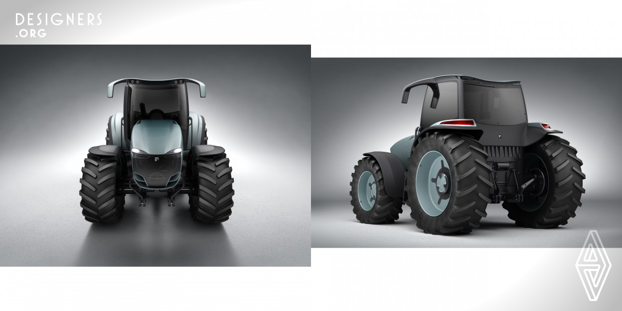 The “São Ville” design study offers a sophisticated approach to the modern agricultural management, simplifying the tractor´s cockpit by applying a cost effective, simple to operate, upgradeable interface represented by a tablet computer. Offering an easy to access and rich in functions platform to the operator, which would be otherwise difficult to implement. Added value is also the full overview and management of the crop by using specific agricultural applications installed on the tablet computer, able to communicate wirelessly with a central office. 