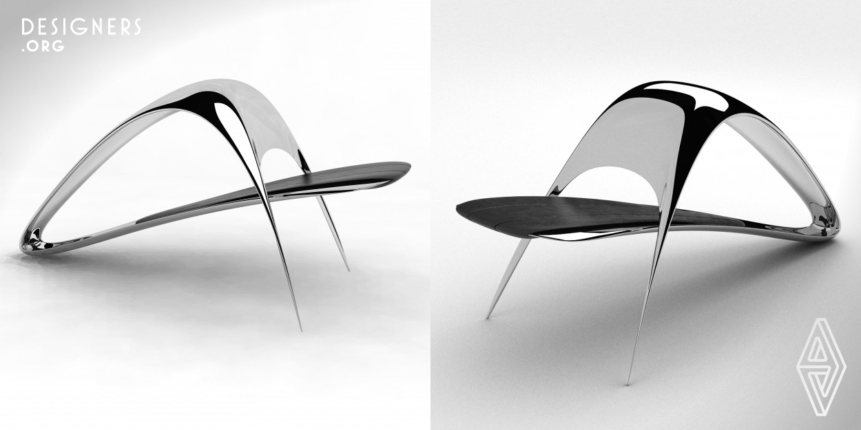 I respect for all kind of chairs. In my opinion one of the most important and classic and special stuff in interiors design is the chair . The idea of Parastoo chair comes from a Swallow(tern). Perhaps the shining and slick surface in Parastoo chair with different and special design it has been made only for very special and Unique places. 