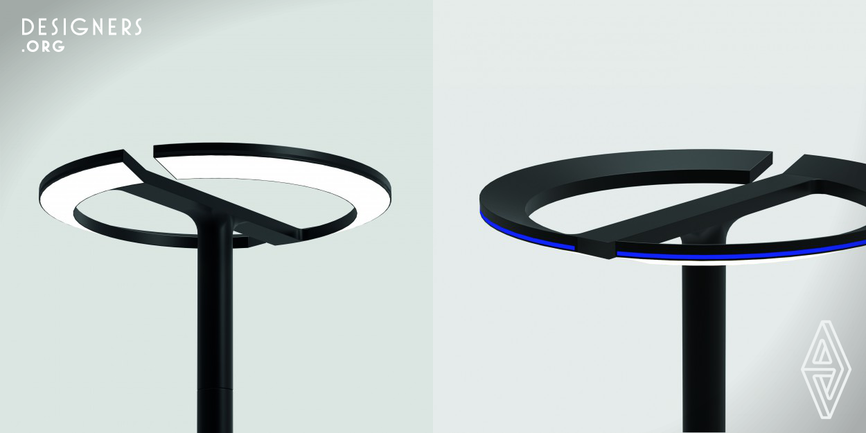 MilkyWay is top-mounted LED luminaire for outdoor usage in areas like parks, gardens and etc. The design of the product is based on the functionality and aesthetics together to build a practical and beautiful structure which also reflects the natural light sources at night; stars in the whole galaxy. The inspiration and the concept behind the project is “the magical night”. RGB LED line ,which is additional to the main light source, provide ambience light with different color choices. Also, wider light angle provide better diffusion and illumination.