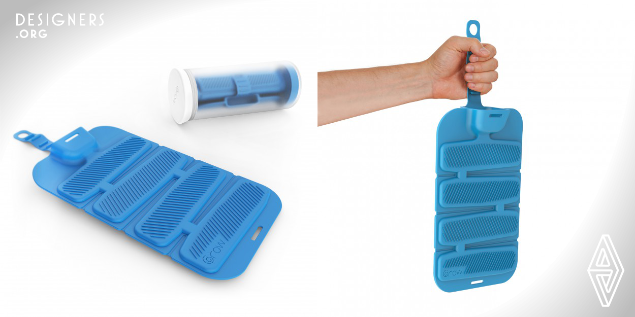 The product is foldable and could be adapted to every part of the body equally. You just have to keep with handle to pour the hot water in instead of keeping the bag out in comparison with the conventional classic hot water bag. Therefore, it will eliminate the risk of burning your hand.Consequently, you can easily apply to every part of body without the necessity of your support. 